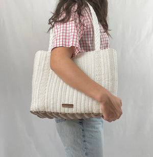 Mercado Tote (All white)